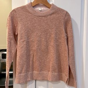 Crewcuts girls rose gold sparkle sweater size 14